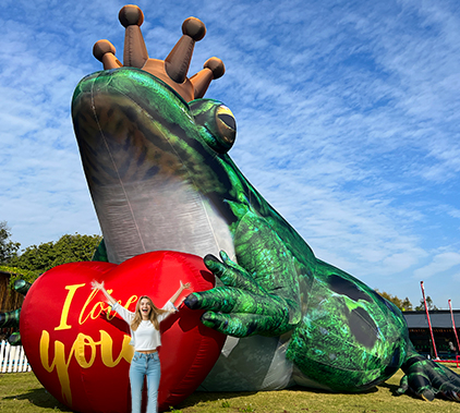 Valentine's Day decor-the Frog Prince