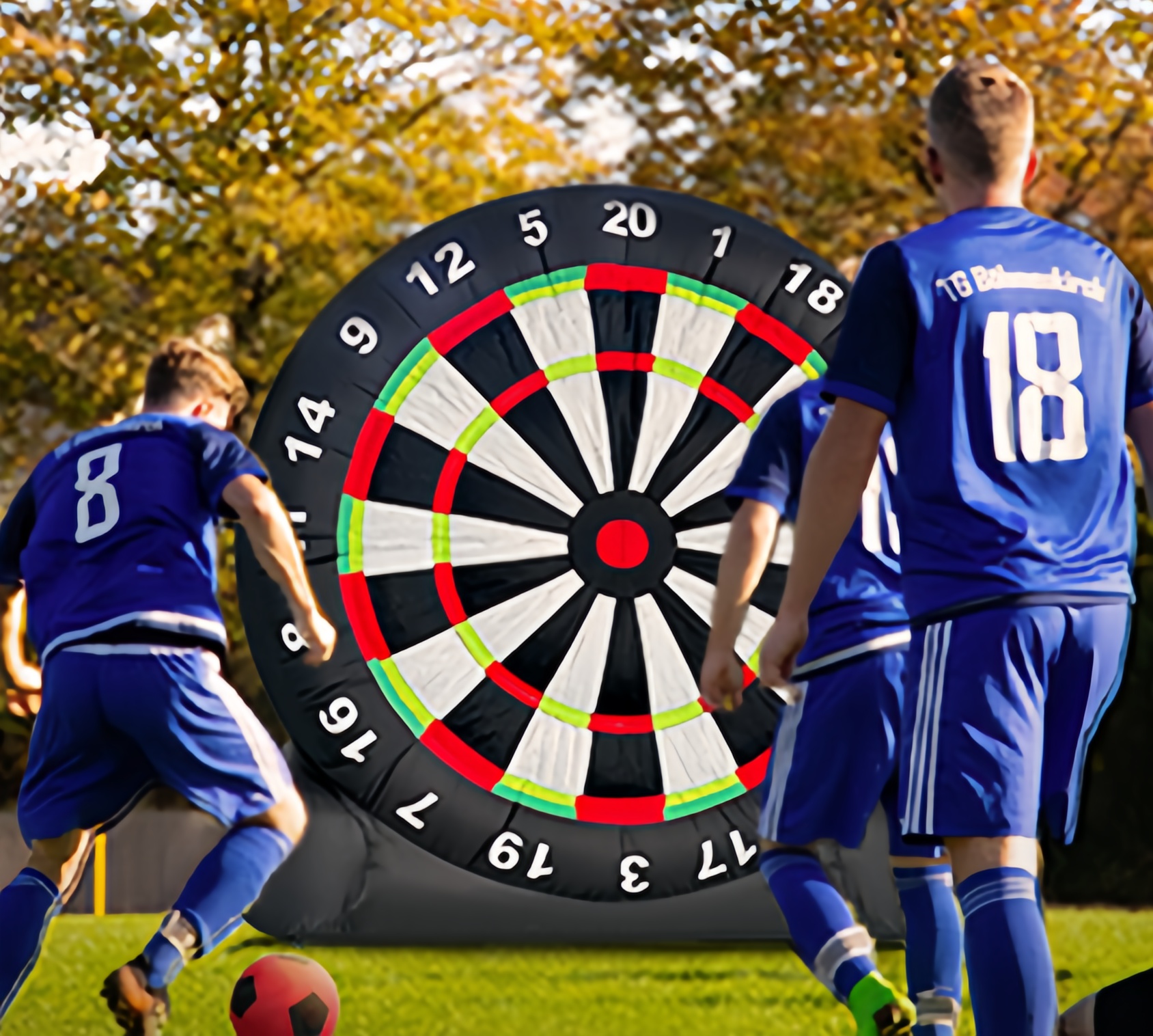 Inflatable Soccer Dart Board