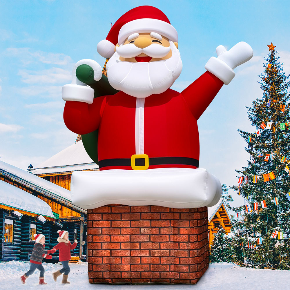 Giant Inflatable Chimney Santa Claus Giant Inflatable Chimney Santa Claus